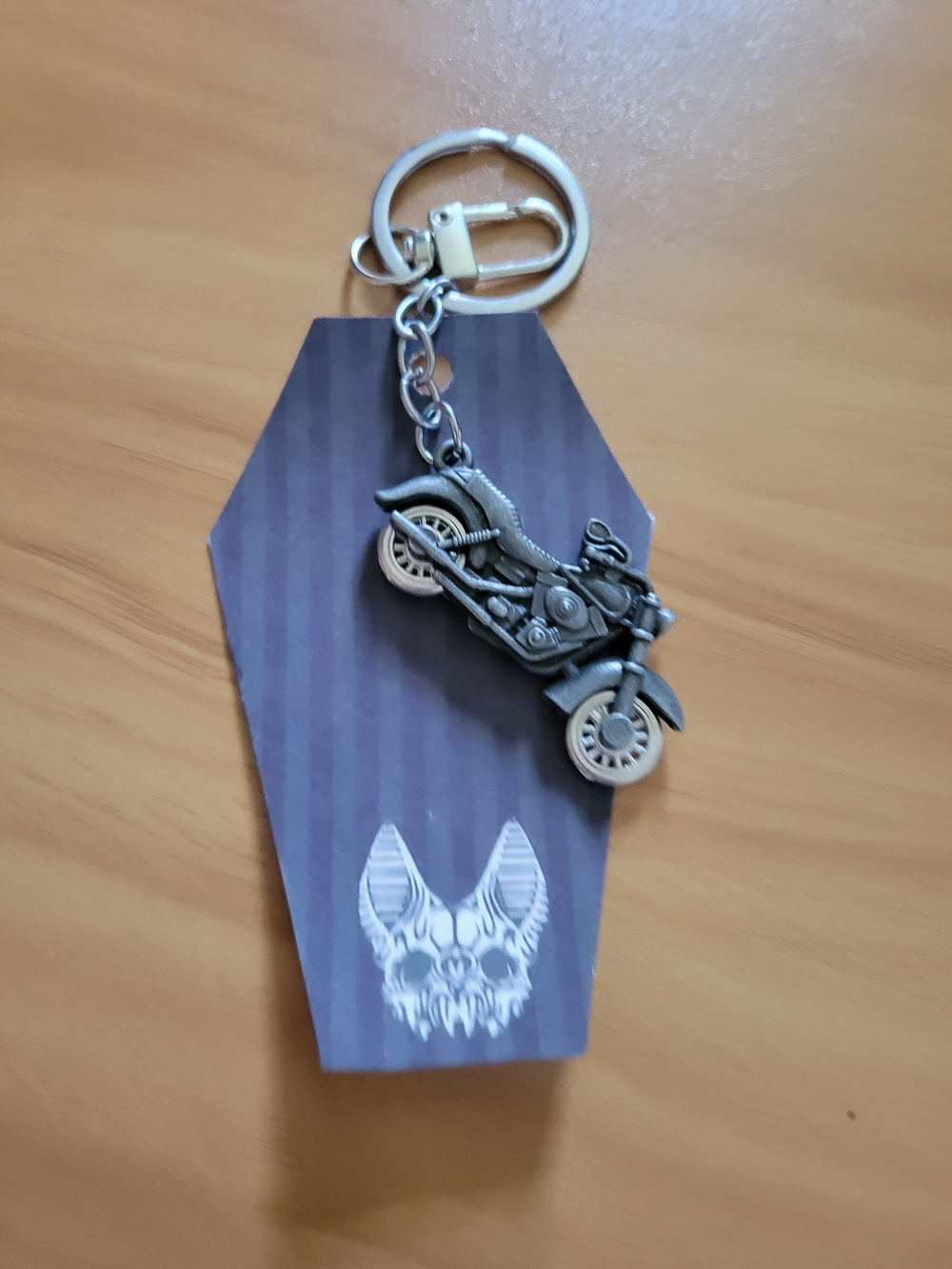 👻BUY 1 GET 1 FREE👻 Men's Motorcycle Keychain - Silver Metal Bike